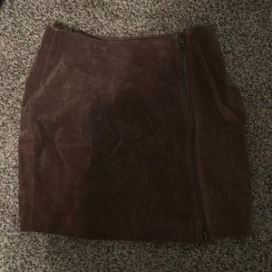 Free People Blanknyc brown pleather skirt!!